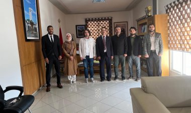 صور توثق لاستقبال وفد تركي من جامعة اينونو في إطار الحركة الخاصة بالطلبة والاساتذة